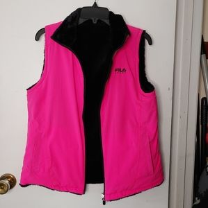 Fila Sport Reversible Pink/Black Vest